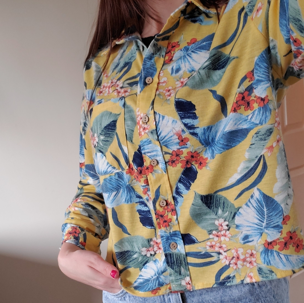 Flowery Shirt .